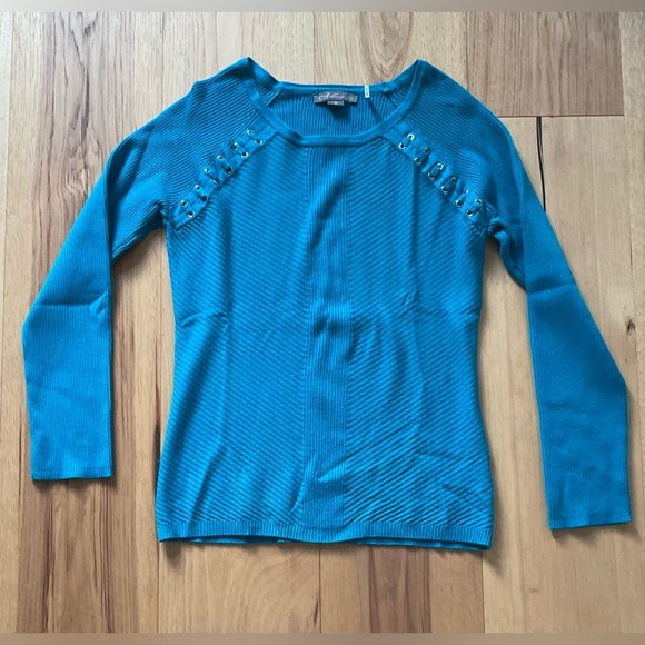 aerie Tops - Metric Teal Long Sleeve Women's Sweater, Size Medium